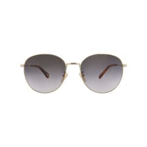 Chloé Round-Frame Metal Sunglasses Gold Womens